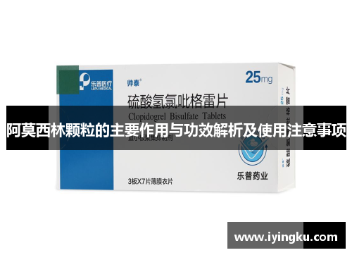阿莫西林颗粒的主要作用与功效解析及使用注意事项